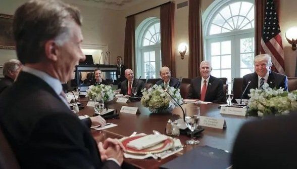 Qué comieron Mauricio Macri y Donald Trump en la Casa Blanca