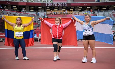 en lanzamiento de bala, ruiz diaz le dio la primera medalla al pais en lanzamiento de bala, ruiz diaz le dio la primera medalla al pais