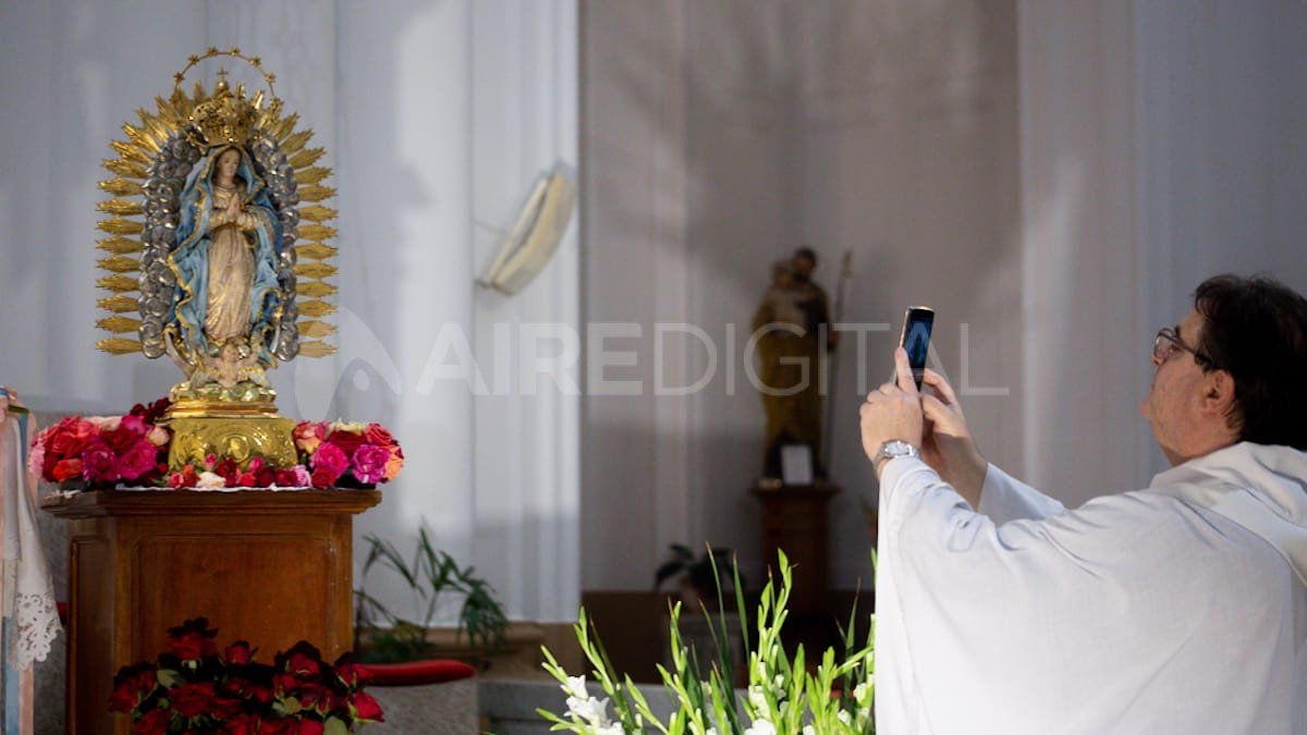 Aire de Santa Fe transmiti&oacute; en vivo la misa del s&aacute;bado de la Fiesta de la Virgen de Guadalupe.&nbsp;
