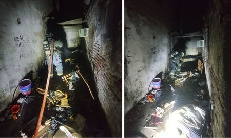 Incendio de una casa en barrio Barranquitas de Santa Fe Incendio de una casa en barrio Barranquitas de Santa Fe