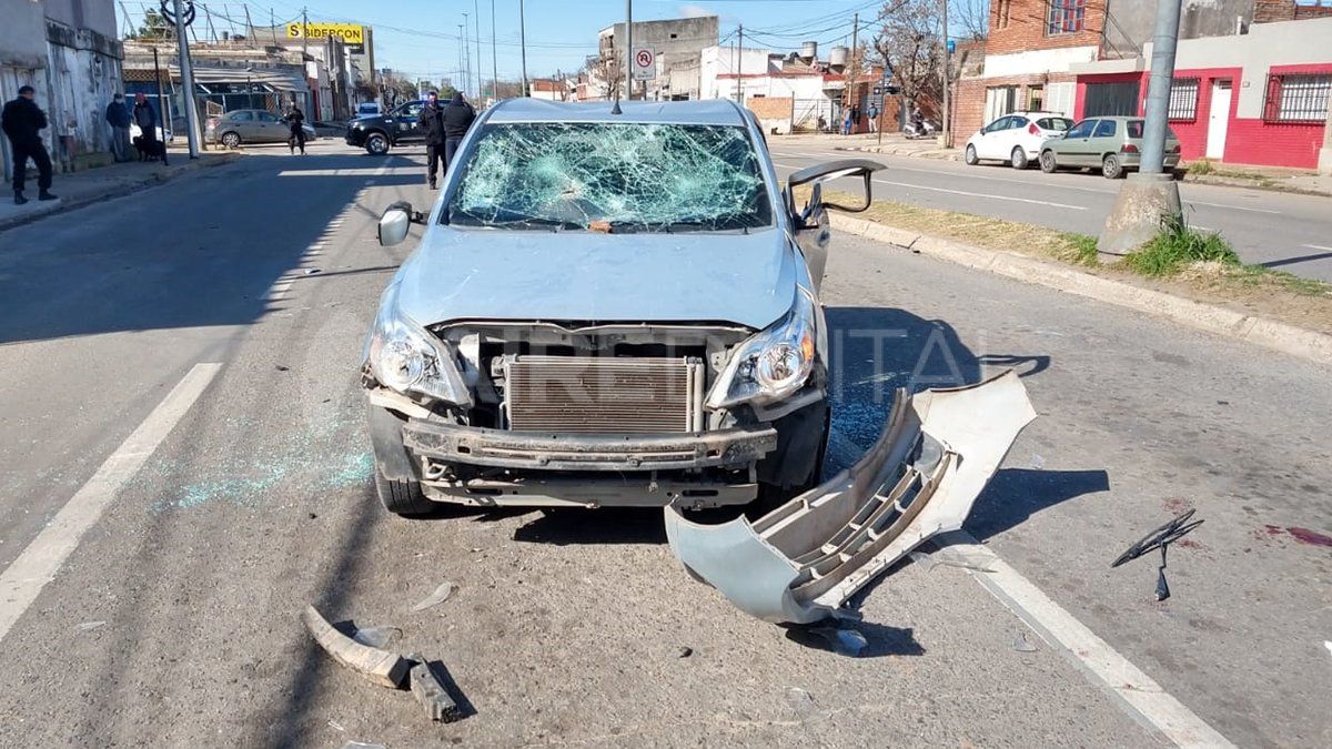 Destruido. As&iacute; qued&oacute; el coche que protagoniz&oacute; el accidente.&nbsp;