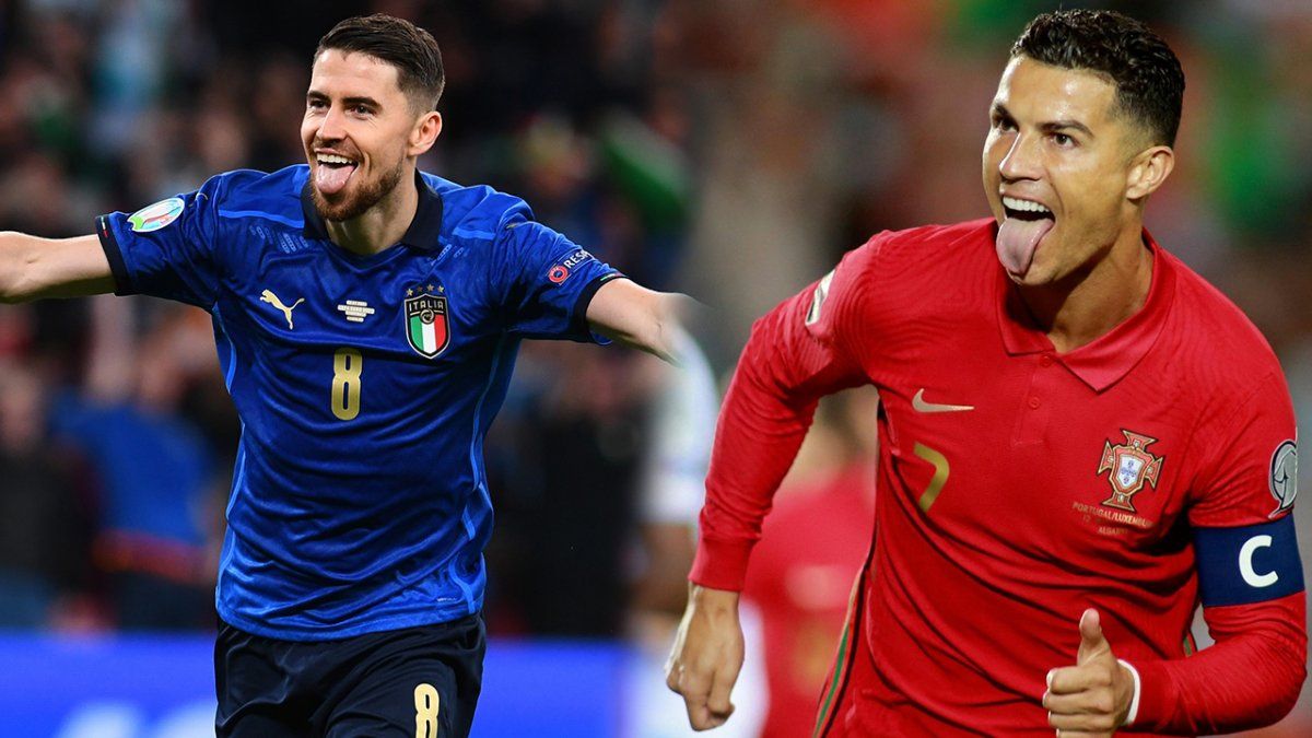 Italia y Portugal quedaron emparejados en la misma llave de Eliminatorias Europeas y una de las dos selecciones