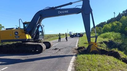 Corte en la Ruta Provincial 1: estiman que el tránsito en Colonia Teresa podría normalizarse este jueves