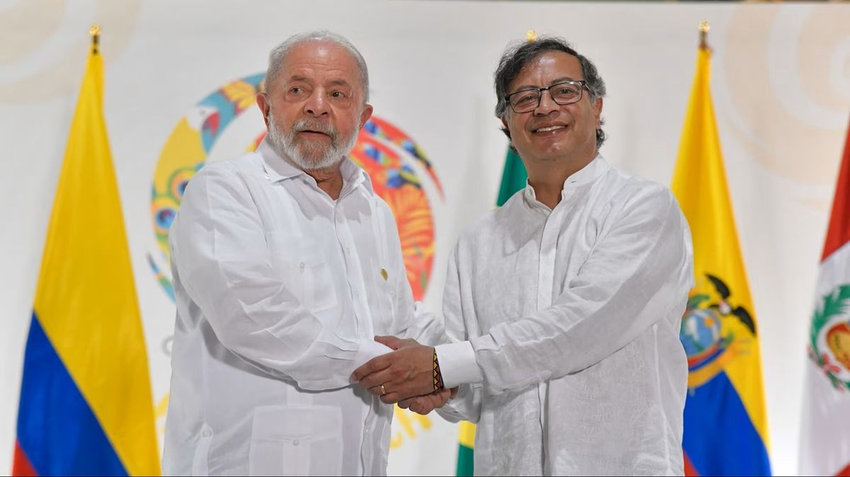 Lula Da Silva y Gustavo Petro, actuales presidente de Brasil y Colombia. Lula Da Silva y Gustavo Petro, actuales presidente de Brasil y Colombia.