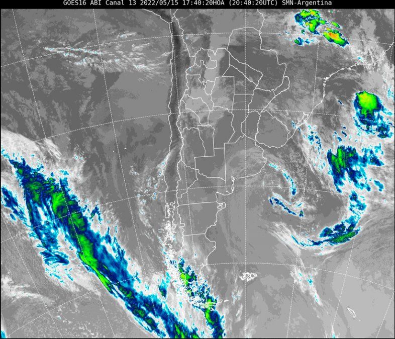 Imagen satelital.-