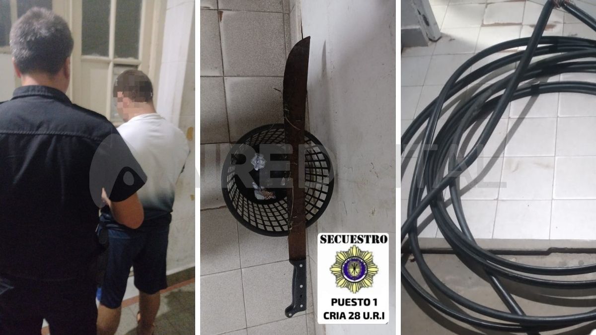 Colastiné Norte: un detenido por robo de cables
