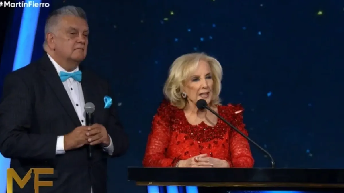 Mirtha Legrand junto a Luis Ventura