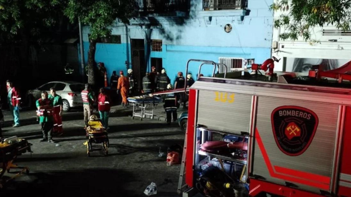 Floresta: se derrumbó una casa y murieron una nena de 12 años y un hombre de 35