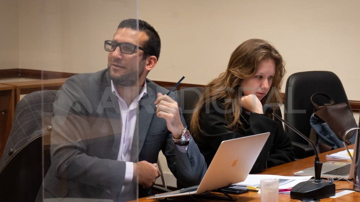 Ignacio Alfonso Garrone y Clara Vázquez, los abogados defensores de Sarla 