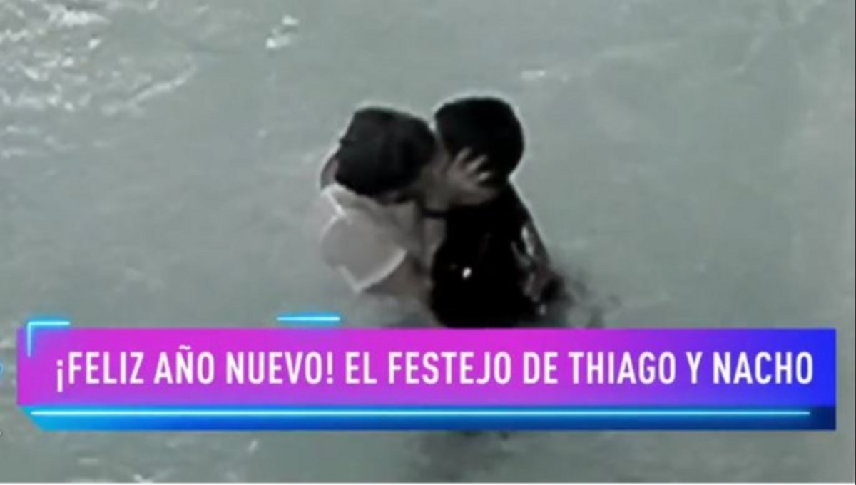 Promesa cumplida: Thiago y Nacho de Gran Hermano se besaron en Año Nuevo