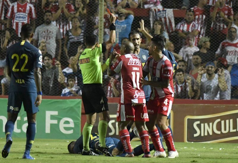 Damián Martínez recibió una fecha de suspensión