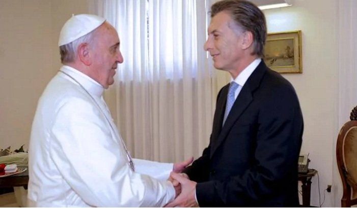 Papa Francisco propició “un clima de serenidad, paz y respeto mutuo” en una carta a Macri