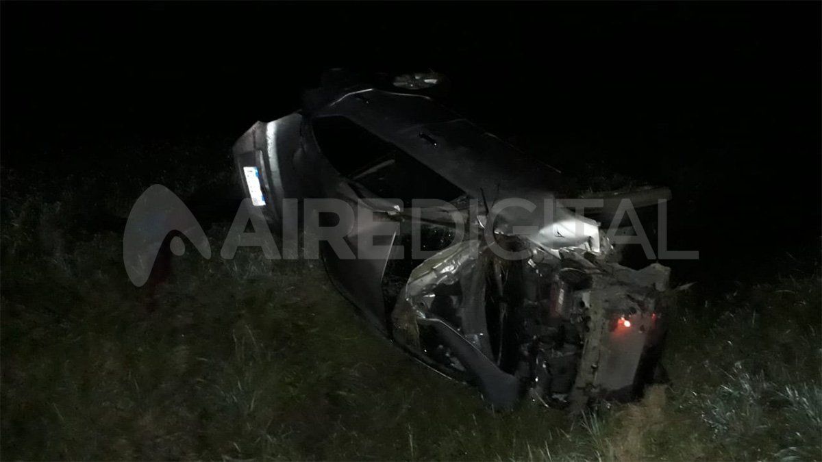 Vuelco en la Autovía Nacional 19