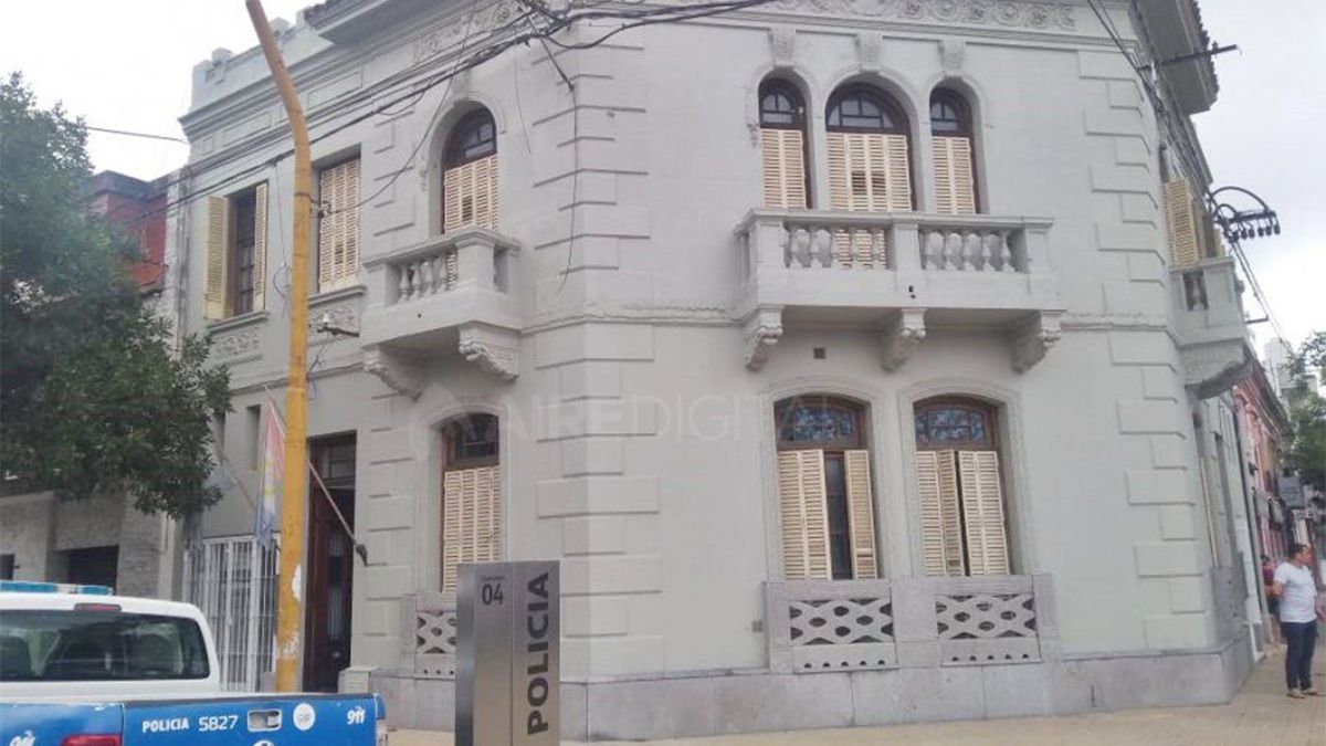 El ladrón fue trasladado a la Comisaría Cuarta