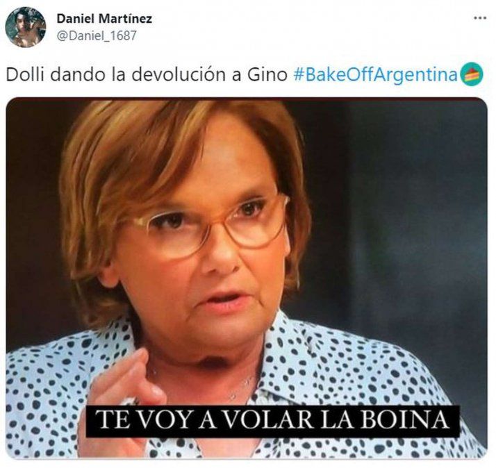 Bake Off: explotaron los memes por el extraño hábito de Dolli Irigoyen