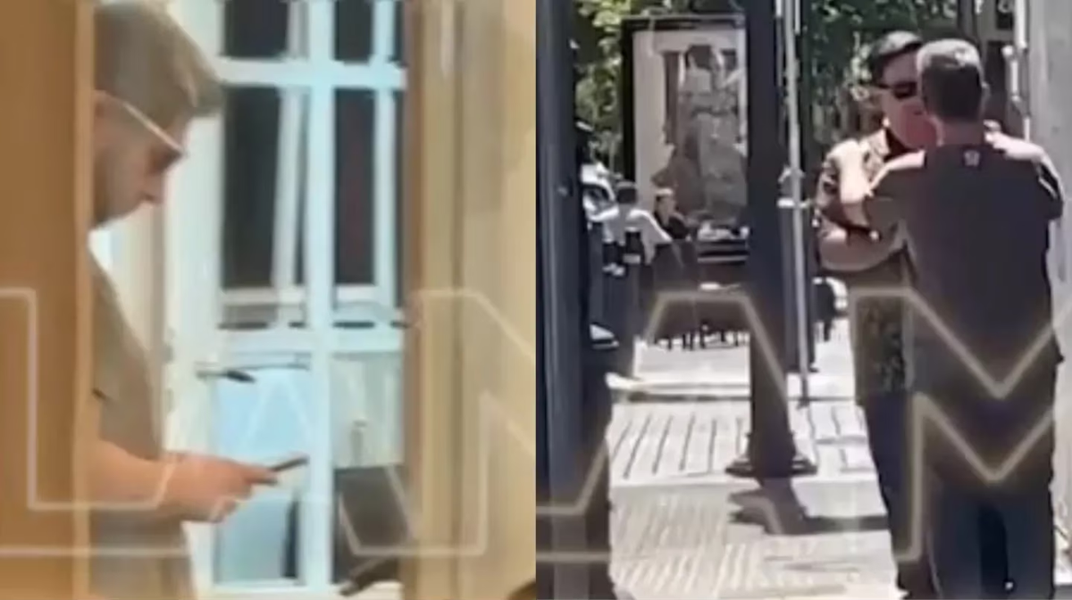 Jey Mammón se reunió con un actor argentino en Madrid y hablaron sobre las posibilidades de hacer un musical.