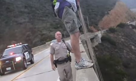 lo perseguia la policia y salto de un puente con un paracaidas lo perseguia la policia y salto de un puente con un paracaidas