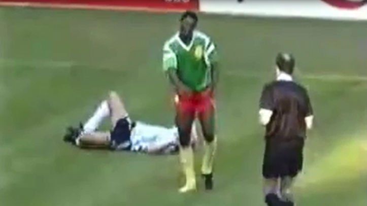 Murió Benjamin Massing, el autor de la brutal falta a Caniggia en Italia 1990