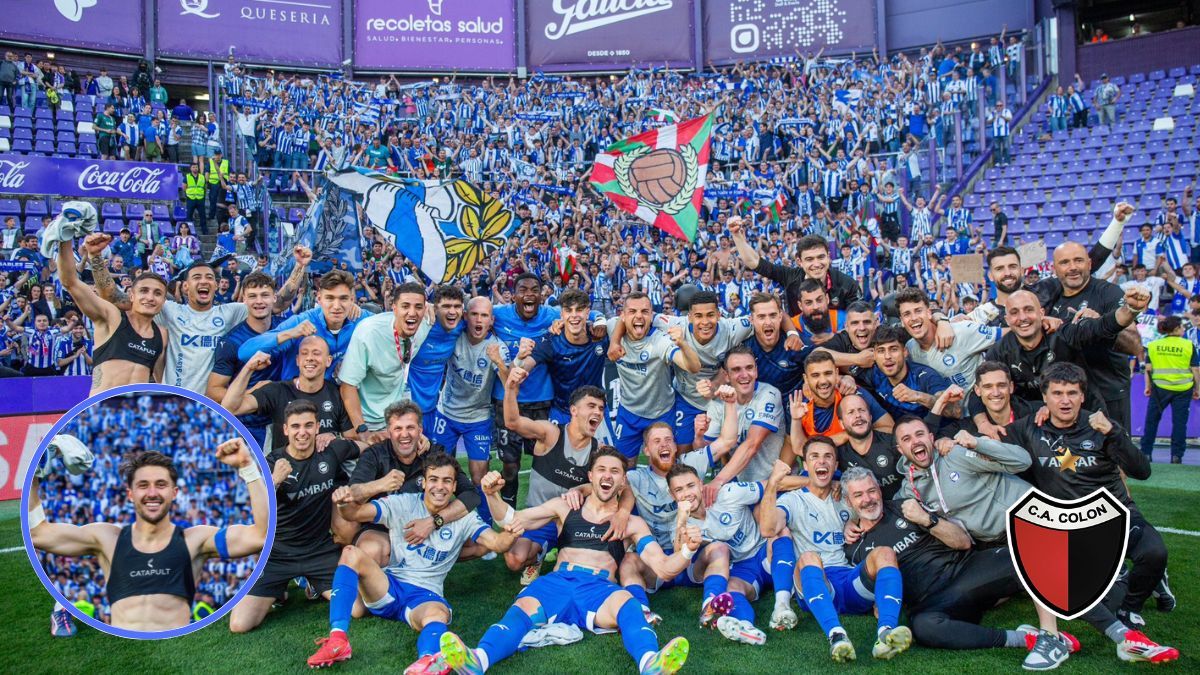 Ganó Alavés: tres ex Colón festejaron en la cancha que el equipo se salvo del descenso en España