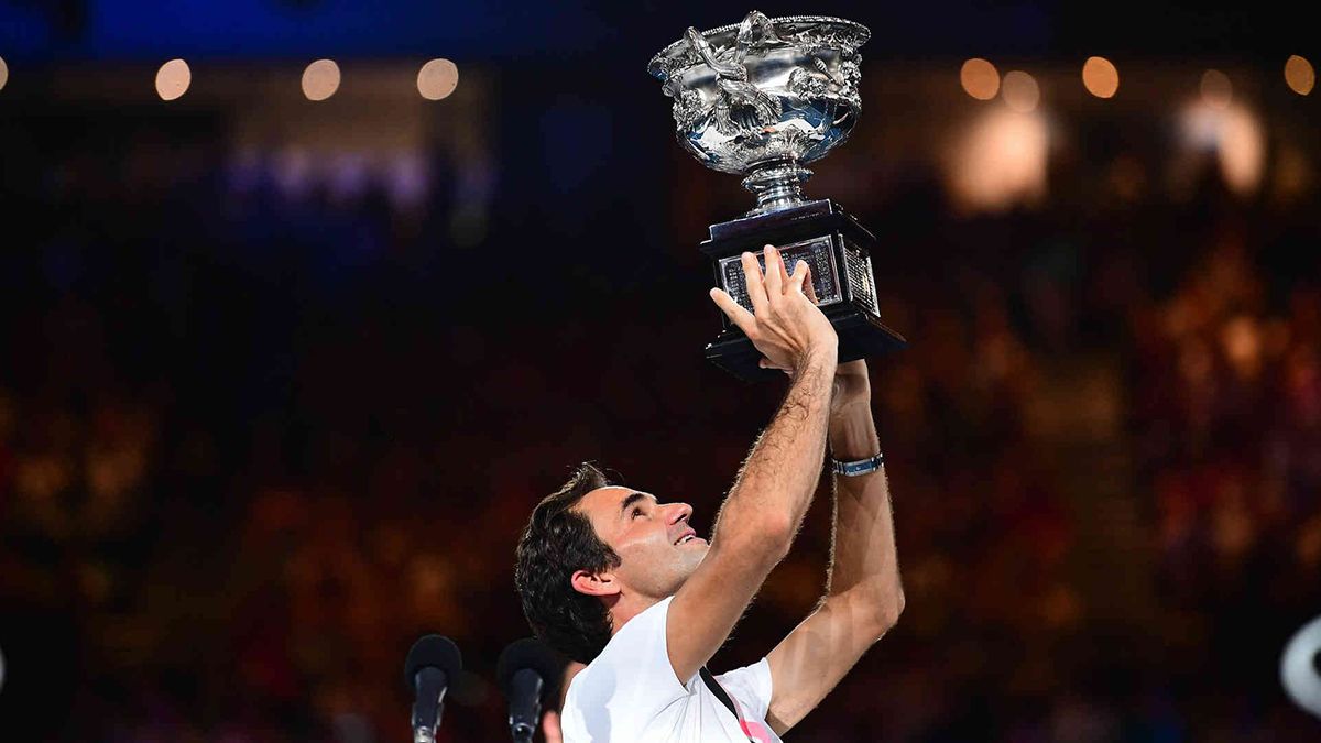 El último Grand Slam que ganó Federer, Australia Open en el 2018.