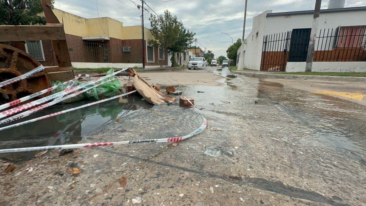 Los vecinos de barrio Chalet improvisaron un corralito precario