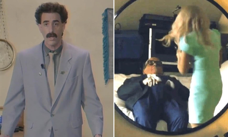 Crece el escándalo por la polémica escena de Rudy Giuliani en Borat Crece el escándalo por la polémica escena de Rudy Giuliani en Borat