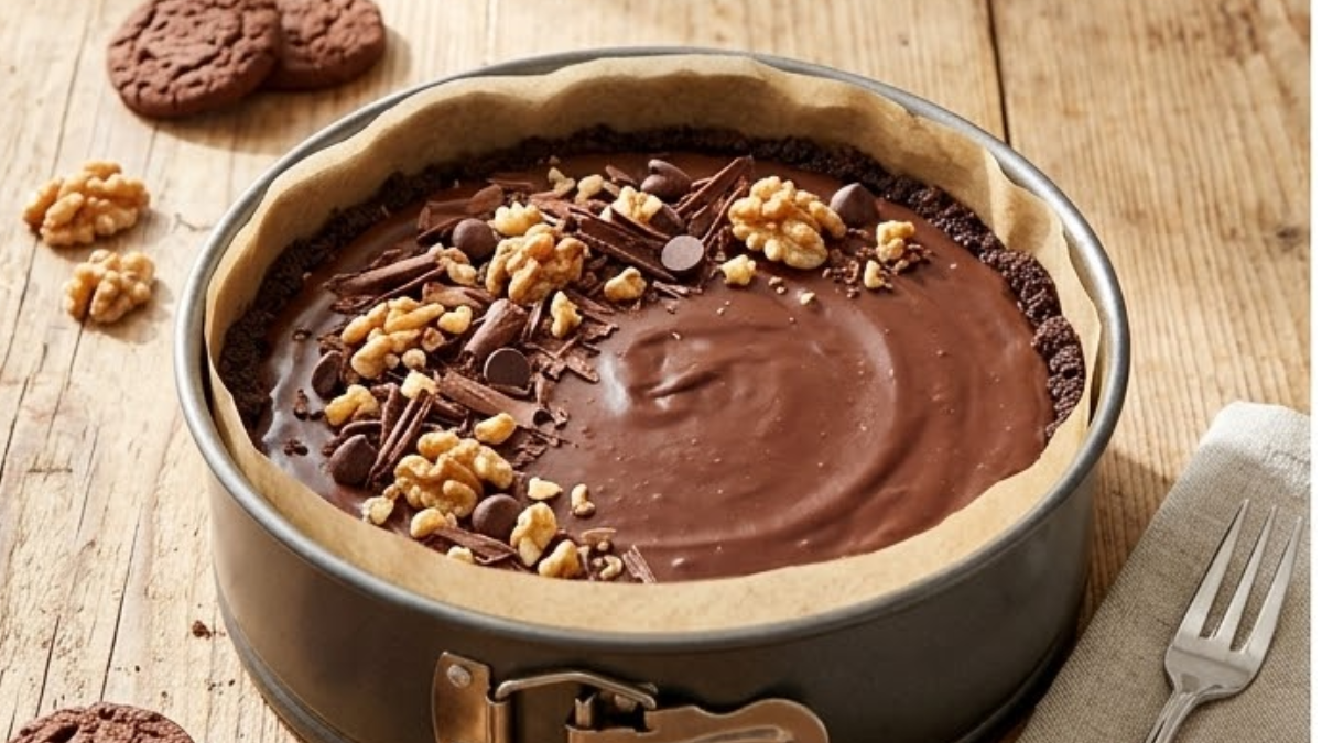 Chau horno: prepará esta tarta de chocolate y galletitas en 15 minutos y con 4 ingredientes