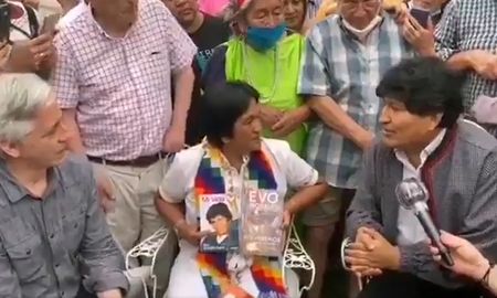 Evo Morales hizo una parada en Jujuy para visitar a Milagro Sala, en su camino de regreso a Bolivia. Evo Morales hizo una parada en Jujuy para visitar a Milagro Sala, en su camino de regreso a Bolivia.