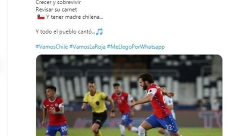 el provocador tuit de la seleccion de chile tras el empate ante argentina el provocador tuit de la seleccion de chile tras el empate ante argentina