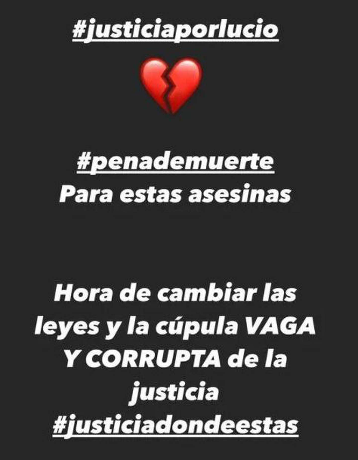 Cinthia Fern&aacute;ndez habl&oacute; sobre el crimen de Lucio Dupuy.