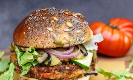 Hamburguesas de berenjena. Hamburguesas de berenjena.