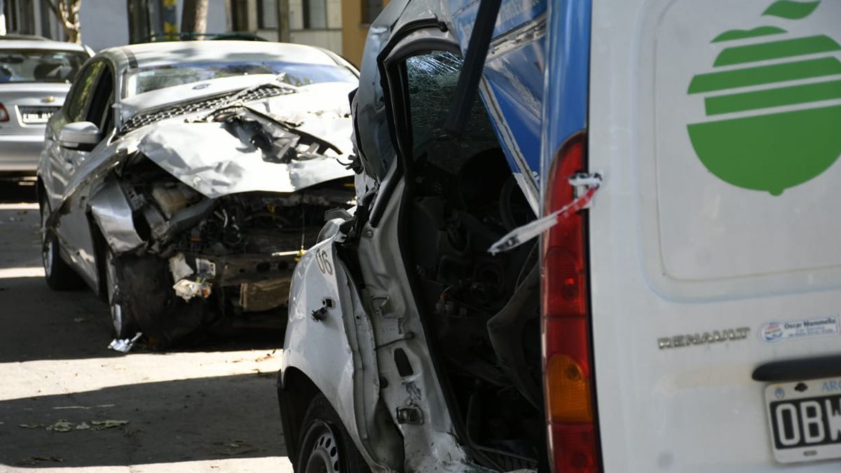 Archivo. Así quedaron los vehículos tras el impacto letal.