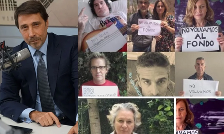 Eduardo Feinmann recordó a los artistas que grabaron No volvamos al Fondo Eduardo Feinmann recordó a los artistas que grabaron No volvamos al Fondo