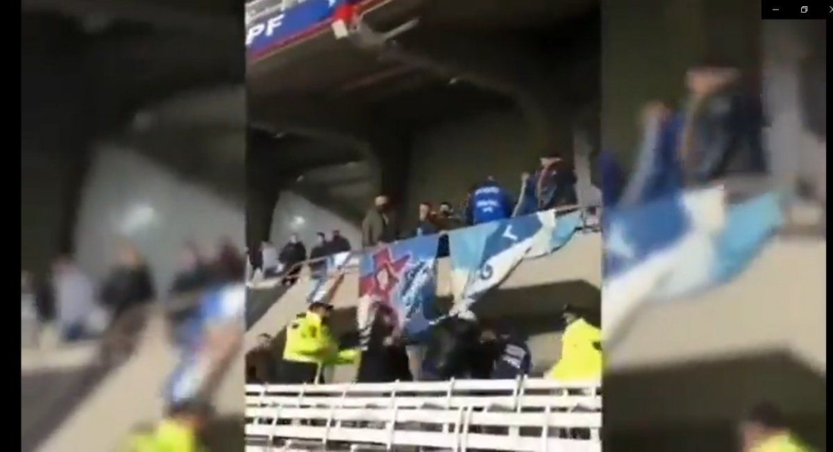 Se registraron algunos incidentes en el Estadio Monumental