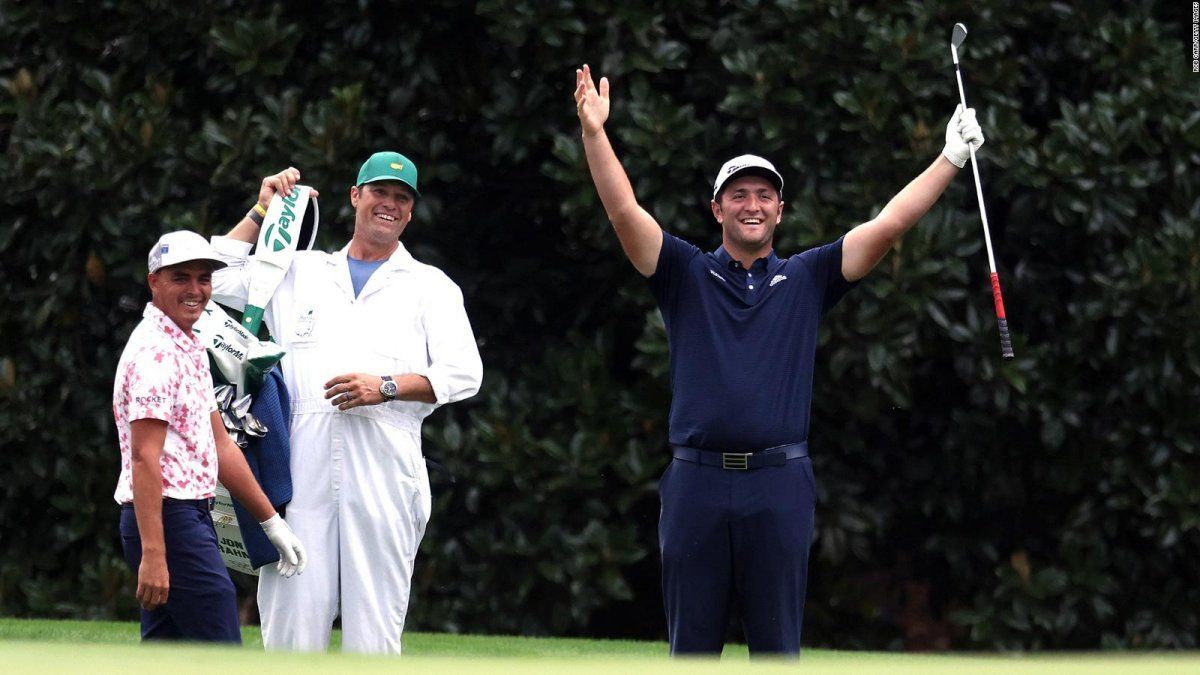 El español John Ram metió un excelente tiro en el Masters de Augusta.