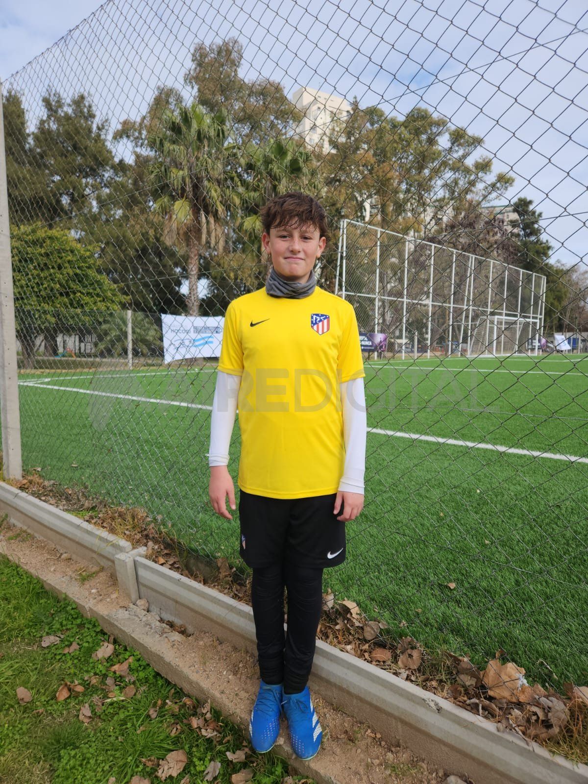 Luciano Julián Larpín, santafesino de 12 años que juega en la categoría 2012 de Unión. Luciano Julián Larpín, santafesino de 12 años que juega en la categoría 2012 de Unión.