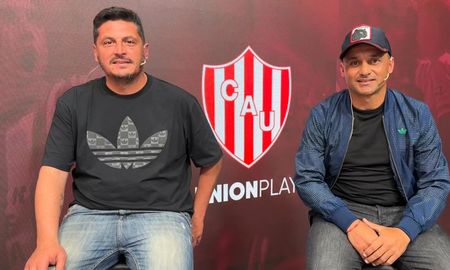 Claudio Guerra y César Pereyra visitaron Unión Play en AIRE. Claudio Guerra y César Pereyra visitaron Unión Play en AIRE.
