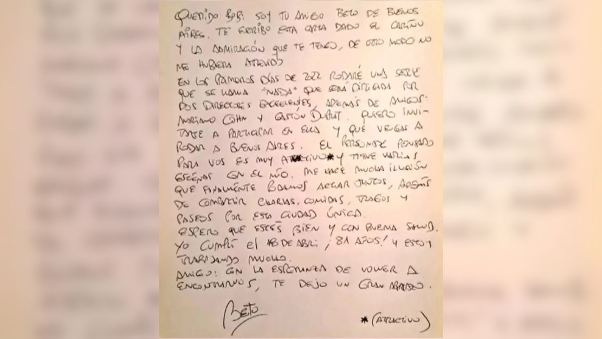 Luis Brandoni y Robert De Niro consolidaron su amistad durante el rodaje de la serie "Nada". Luis Brandoni y Robert De Niro consolidaron su amistad durante el rodaje de la serie "Nada".