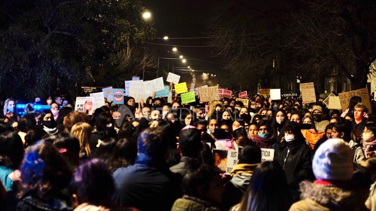 Los manifestantes marcharon desde el barrio Carmen Luisa