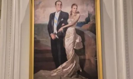 El Gobierno retiró un cuadro de Perón y Evita de la Casa Rosada debido a fallas estructurales en los soportes de exhibición.