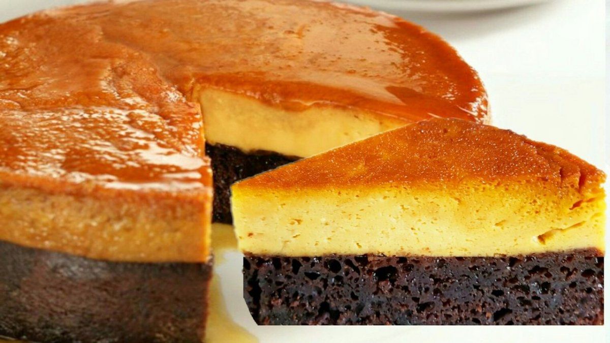 Chocoflan delicioso para este día lluvioso.