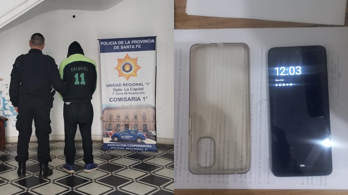 Por el hecho fue aprehendido un joven de 18 años, al que se le secuestró el celular robado. Por el hecho fue aprehendido un joven de 18 años, al que se le secuestró el celular robado.