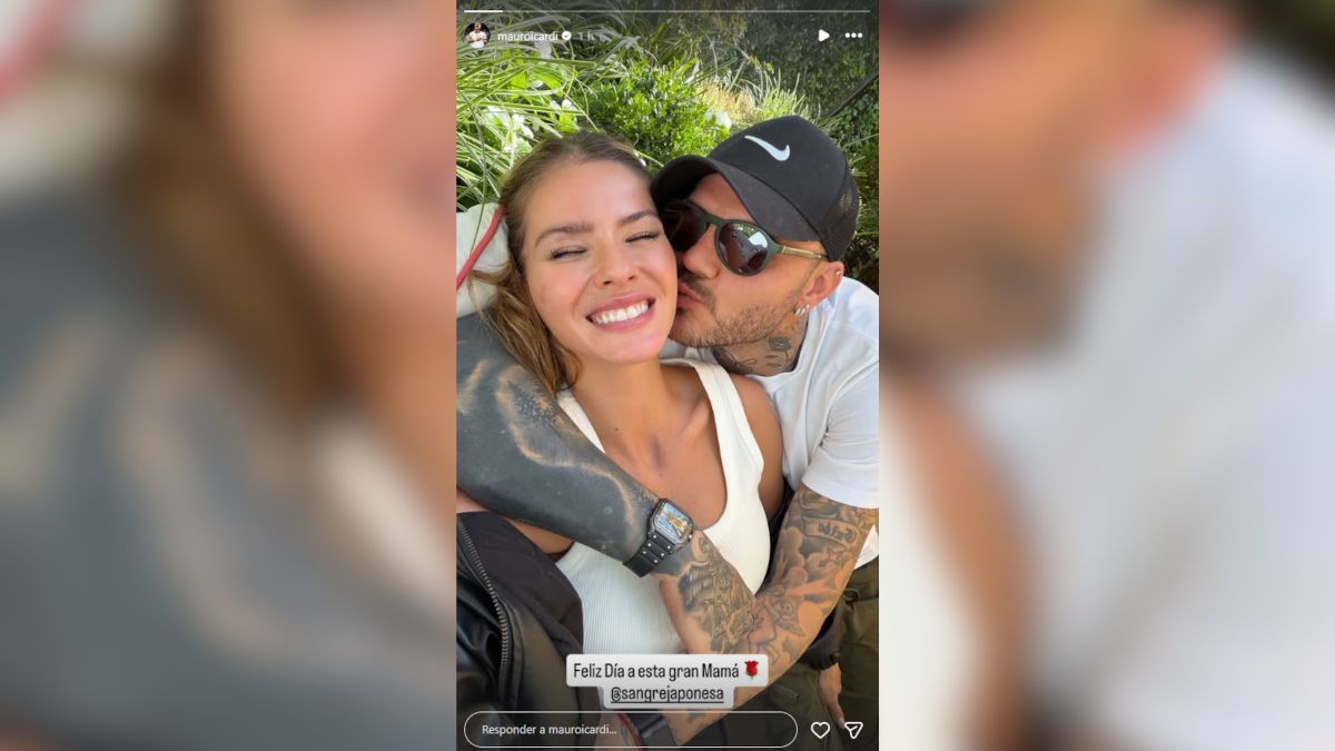 Mauro Icardi salud&oacute; a la China Su&aacute;rez en el D&iacute;a de la Madre.