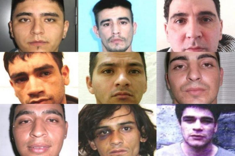 Los prontuarios: quiénes son los presos que se escaparon en la autopista