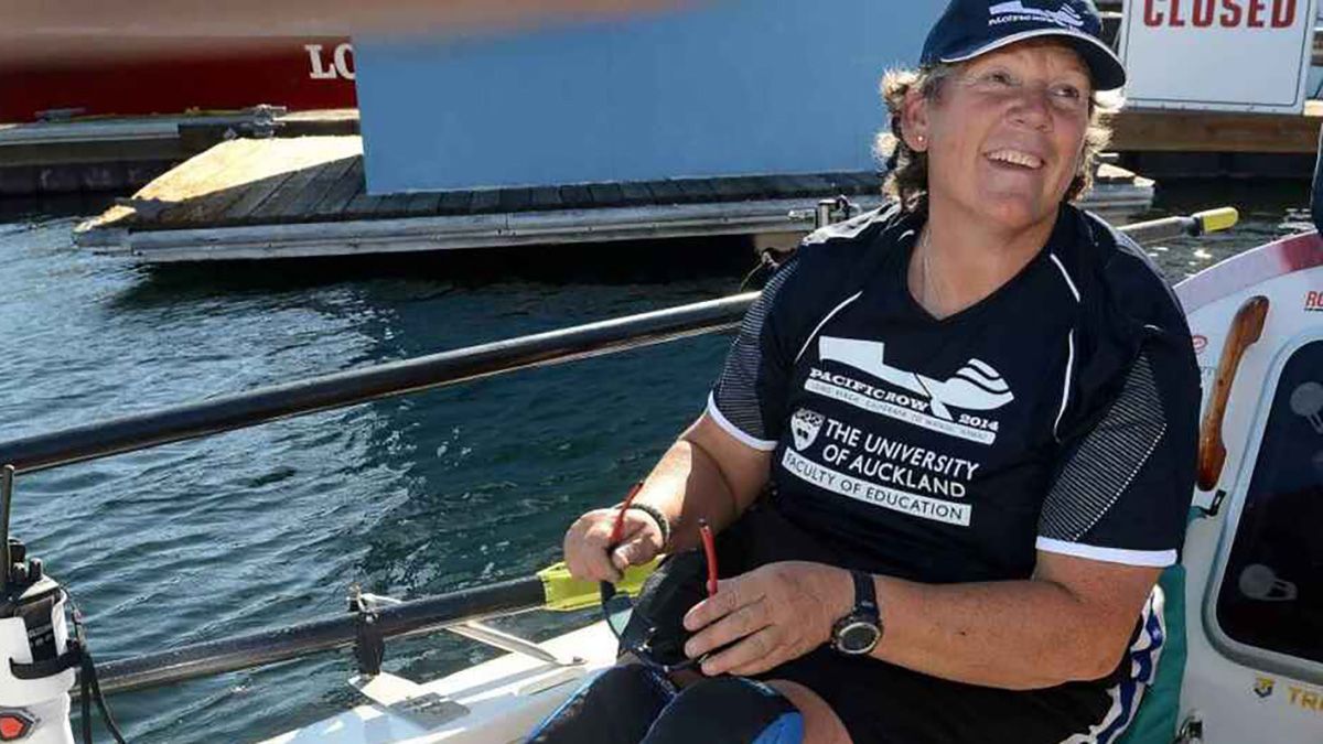 &nbsp;Angela Madsen buscaba un r&eacute;cord en su cruce por el oc&eacute;ano Pac&iacute;fico.