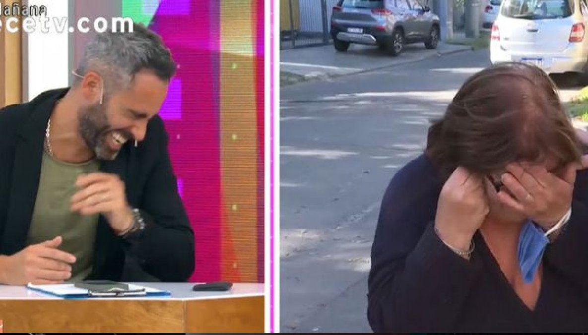 El Pollo Álvarez estaba entrevistando a la testigo de un crimen y se terminó tentando en vivo: Pará Rita