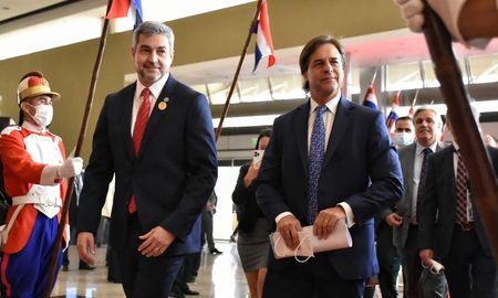 paraguay le entrego a uruguay la presidencia pro tempore del mercosur