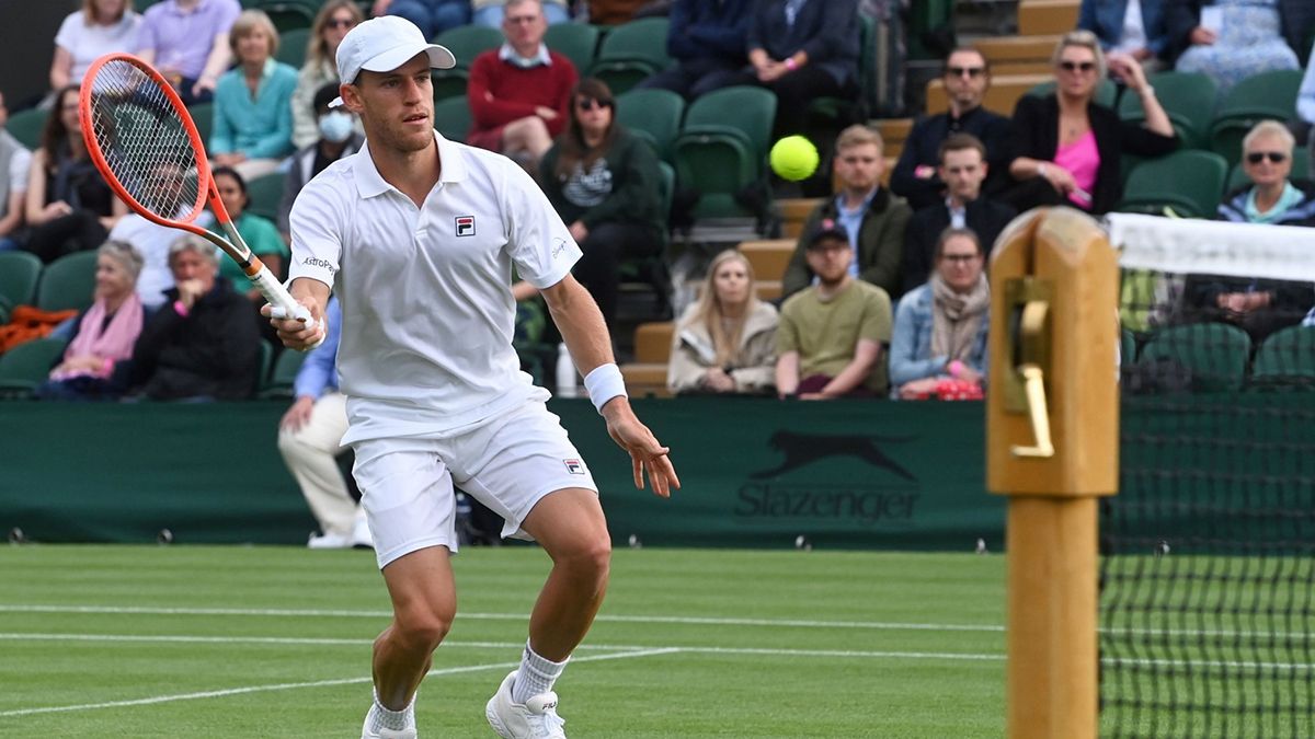 Diego Schwartzman le ganó dos sets a Benoit Paire en primera ronda de Wimbledon