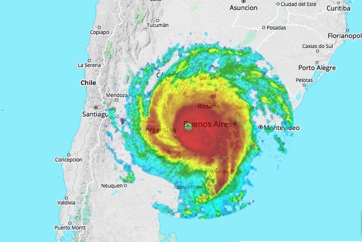 ¿Cuál es el tamaño del Huracán Irma?