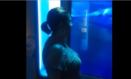 una mujer toca un tanque de tiburones y se lleva una sorpresa terrorifica una mujer toca un tanque de tiburones y se lleva una sorpresa terrorifica